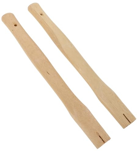 BESPORTBLE 2piezas Mango De Madera Para Azadas Reemplazo De Mango De Jardín Herramienta De Carpintería Diseño Ergonómico y Antideslizante Para Trabajos Madera y Jardinería