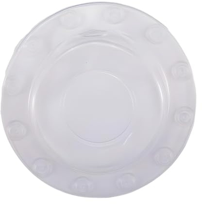 Baoblaze Bathtub Overflow Drain Cover,Deeper Warmer Bath Leisure Bath,Suction Cups Seal,Bathtub Drain Stopper,Bath Tub Overflow Cover, Clear