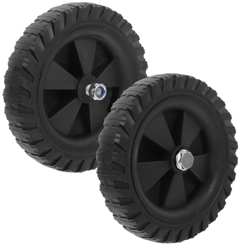 Homoyoyo Roue De Compresseur D'Air Roues De Compresseurs 2 Pièces Pièces De Rechange Silencieuses Compatibilité Universelle Installation Facile Pour Mobilité Fluide Du Compresseur