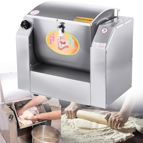 Batteur Pétrin Professionnel,Mélangeur à Pâte électrique Pétrisseur Spirale Mixeur De Pâtisserie en Acier Inoxydable,pour Boulangeries/Restaurants/Pâtisseries,8.5kg