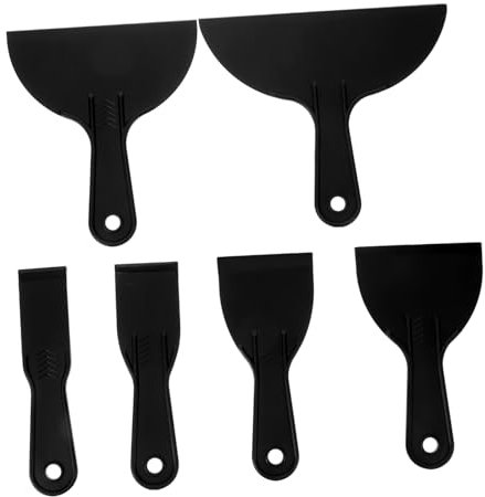 DIYEAH 6 Pezzi Raschietti per Wallpaper Strumenti per Applicazione Pellicole Adesive e Film per Auto con Ergonomico e Flessibile per Finiture Professionali e Rimozione Aria