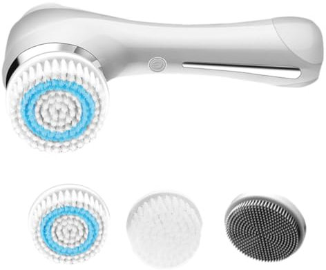 VALICLUD Nettoyant Visage Brosse Nettoyante Visage Gommage Visage Brosse Visage Électrique Exfoliant Visage Électrique Blanc
