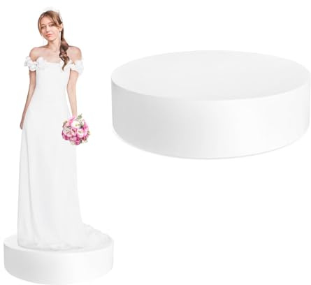 23.6x6in Round Bridal Risers, Mannequin Display Pedestal Stands