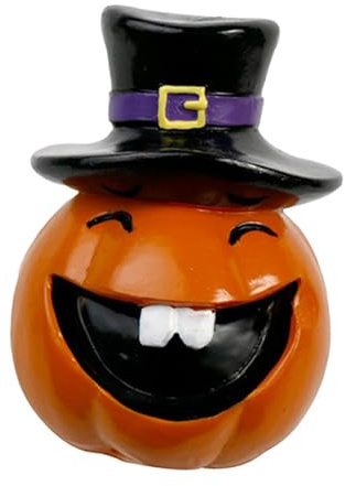 MagiDeal Decoración de Calabaza de Halloween, Figura de Calabaza, decoración Creativa para el hogar, Escultura de Halloween, Adorno de Escritorio para Estanque, Style C