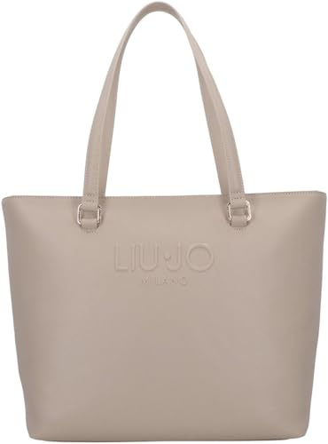 LIU JO borsa shopper borsa a tracolla Halona ESC Tote Bag Neutro grigio talpa