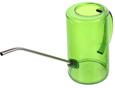 GARIOUANS Annaffiatoio Grande Capacità in Acciaio Resistenti con Beccuccio lungo Ergonomico Portatile e Antiscivolo per Piante da Interno e Giardino Riempimento Facile e Uso Colore Casuale
