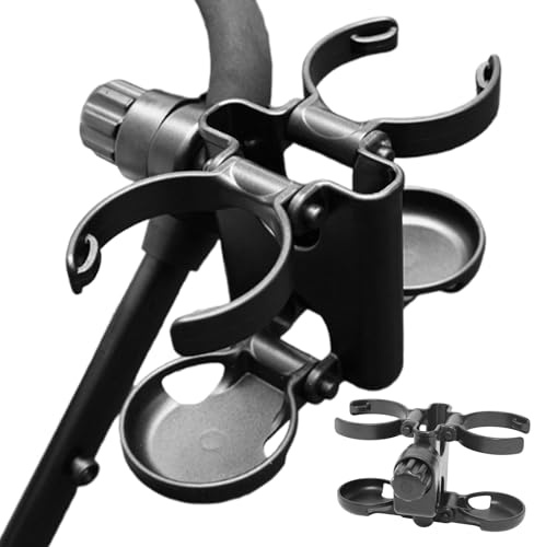 Support universel pour bouteille de boisson – Porte-gobelet pour poussette, organisateur de boissons anti-secousses, accessoire de support de positionnement de téléphone mains libres | Voyage en plein