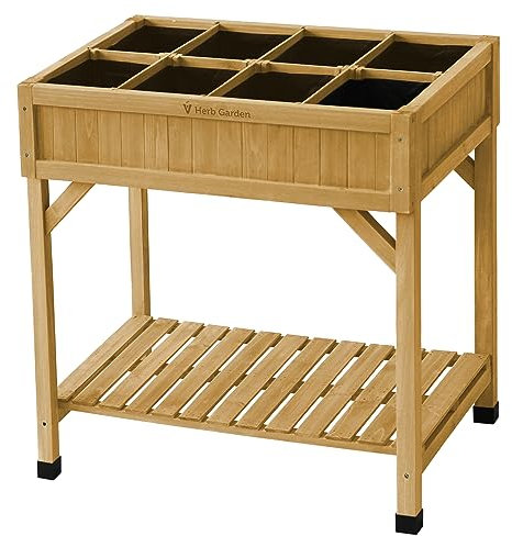 VegTrug 8 Pocket Herb Planter - Natural