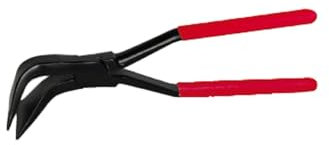 Bessey D341-60-P 45 Degree Curved Seaming Pliers, Black, 60 mm