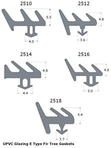 E Fir Tree Gasket Black 5 Piece Sample Pack
