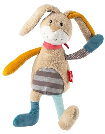 Sigikid Hase Patchwork Sweety Kuscheltier ab Geburt beige Kuschelhase