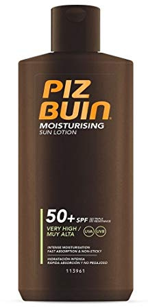 3 x Piz Buin Moisturising Sun Lotion SPF50-200ml