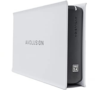 Avolusion PRO-5X Series Disco duro externo USB 3.0 de 8 TB para consola de juegos PS5 (blanco)