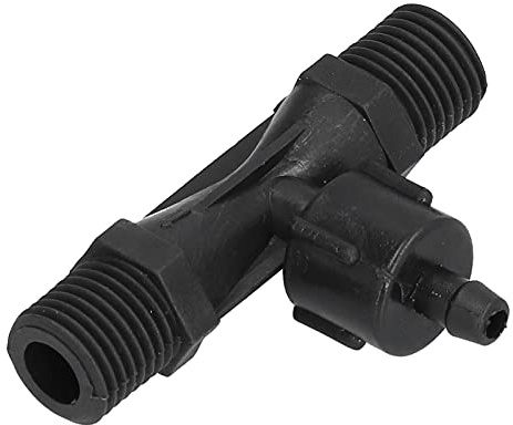 Tubo Venturi, inyector de mezcla de gas líquido PVDF para riego agrícola generador de ozono 1/4 pulg.