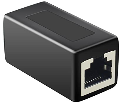 Rtinle RJ45 Koppler, LAN Kupplung Netzwerk verbinder Modular Geschirmt RJ45 Buchse Adapter, für Cat7/Cat6/Cat5e/Cat5 Ethernet Netzwerk Kabel Koppler Weiblich zu Weiblich