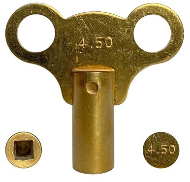 Radiator Bleed Key - 9 Sizes to Choose from - 4.5mm / 4.5 mm (Tolerance 4.40-4.60mm)