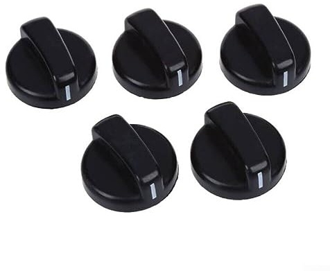 pour Lot de 5 Boutons de Plaque de Cuisson, Accessoires de réparation pour cuisinière à gaz, cuisinière à gaz, Four, Plaque de Cuisson