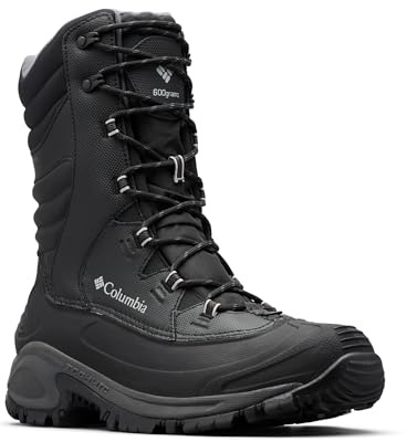 Columbia Mens Bugaboo III XTM Waterproof Insulated Snow Boot, Black/Columbia Grey, 10.5