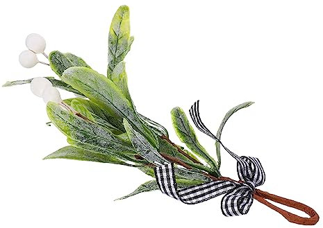 Cabilock 2pcs Artificial Pick Fake Christmas Hanging Branches Christmas Stem Pick Accessories