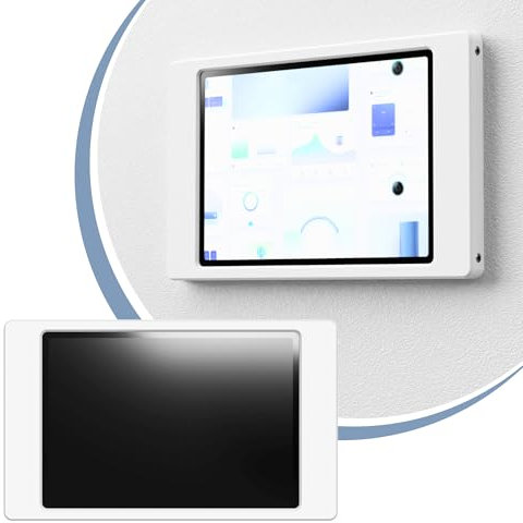 Cleverstation Universal Tablet Halterung kompatibel mit Fire Tablets (Weiß, Kompatibel mit F8 (12 Gen, 2024, 8 Zoll))