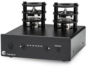 Pro-Ject Tube Box E - Dual-Mono Valve Phono Preamplifier (Black)