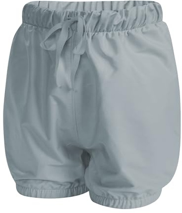 Adult Plastic Pants, Waterproof Diaper Covers for Incontinence, Leak Proof Underwear for Women & Men, Reusable Washable Protective Panties(Darkgray，2XL)