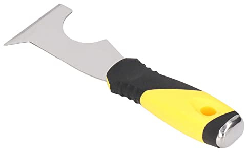 MasYosh Couteau à Mastic Multifonctionnel, Outil de Grattoir à Peinture en Acier Inoxydable Lame de 1,4 Mm D'épaisseur avec Poignée Ergonomique Antidérapante, pour la Réparation de (6,5 cm)