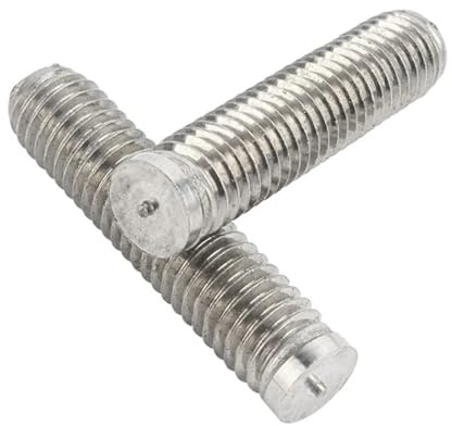 Pernos de soldadura, 304 tornillos sin cabeza de los pernos prisioneros soldadura del acero inoxidable for la por descarga condensador M3-M10(M8x16(20pcs))