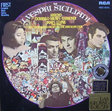 Verdi: I Vespri Siciliani (Gesamtaufnahme, italienisch) [Vinyl Schallplatte] [4 LP Box-Set] [Vinyl] Giuseppe Verdi; James Levine; New Philharmonia Orchestra; James Levine & New Philharmonia Orchestra / Sherrill Milnes / Placido Domingo / Ruggero Raimondi