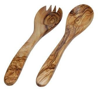Unbekannt kremers 7001 Couverts à Salade en Bois d'olivier, Naturel, 19 cm