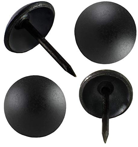 decotacks® Matt Black Upholstery Nails/tacks 7/16in - 100 Pcs [Matt Black] DX0511MBL(UK)