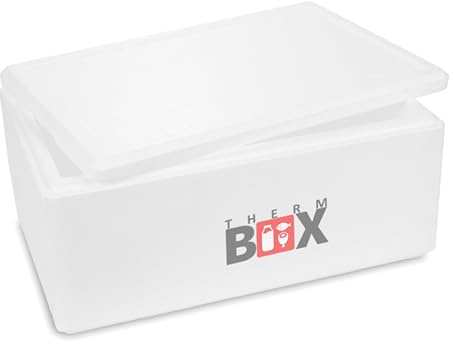 Scatole in polistirolo di diverse dimensioni da 2 fino a 88 litri, L - XXL, scatola termica, borsa frigo, bianco e nero, qualità professionale.
