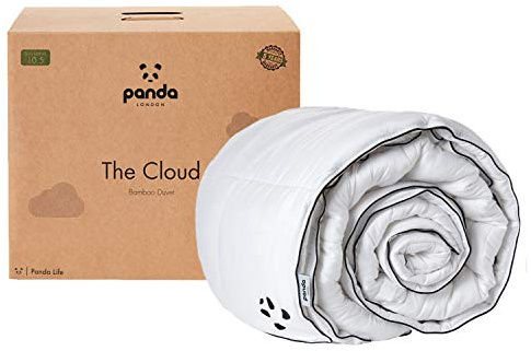 Panda® Cloud Bamboo UK Double Sized Duvet for All Seasons | Hypoallergenic, Comfy & Lightweight | Microfibre & Bamboo Blend | Ideal for Summer & Winter | Thermoregulating 10.5 Tog | 10-Year Guarantee