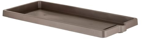 Bama Dessous de jardinière Effet Bois 80 cm Taupe 80 cm