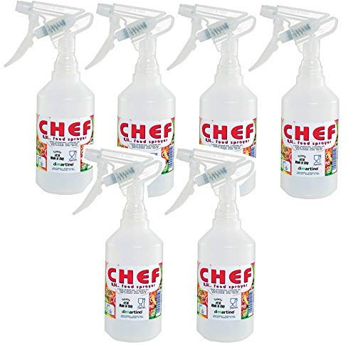 Food Grade Spray Bottle BPA Free Sprayer 0.5 Liter / 16 oz Food Safe Sprayer (6 Pack) Use for Water, Vinegar, Milk, Juice, Beer, Liquor