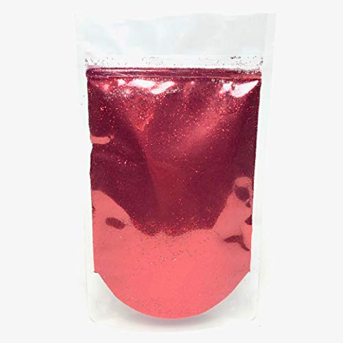 Glitterexpress Glitzer, Polyester, knallrot, 100 g