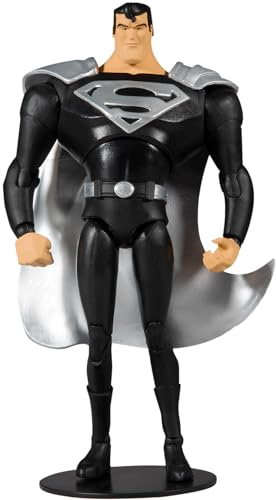 McFarlane Multiverse Actionfigur Superman Black Suit Variant (Superman: The Animated Series) 18 cm Gleichstrom Mehrfarbig