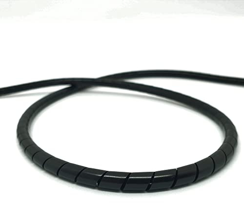Capgo Avvolgicavo a spirale, linea blu, 2 m, nero