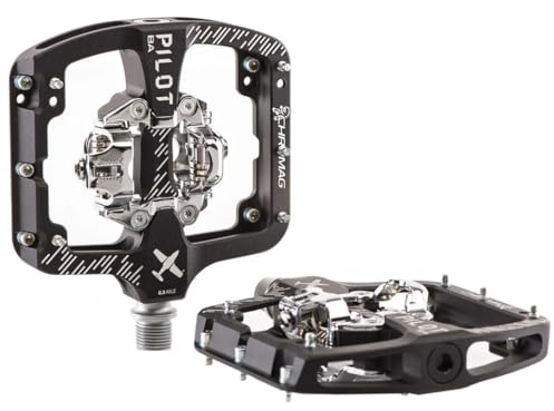 Chromag Pilot BA Pedals - Dual Sided Clipless 9/16 Black Wide