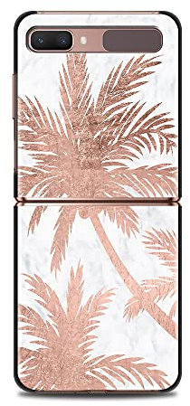 AMNOUR für Zflip4 Handyhülle für Samsung Z Flip3 5G z Flip 3 5G zFlip Handyschale Mobiltelefon Pink Rose Bling, B04, für Samsung Z Flip4