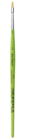 da Vinci, FIT BORSTE Synthetic Bristle, Serie 379, Flach, Elastische Synthetikborsten, Acryl, Öl, Für Keramik, Papier, Stein & Holz, Porzellan & Schule, Made in Germany, Größe 2 | Elastische Synthetikborsten – ideal für dickflüssige Acryl- und Ölfarben, Schule, Hobby und Workshops.