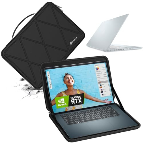 Smatree Hard Eva Schutzhülle Tasche Kompatibel für 16 Zoll Dell Inspiron 16/16 Plus, für New Inspiron 16/16 Plus, für Dell Latitude 7640, Vostro 7620/5620, New Vostro 16 Laptoptasche(X8280)