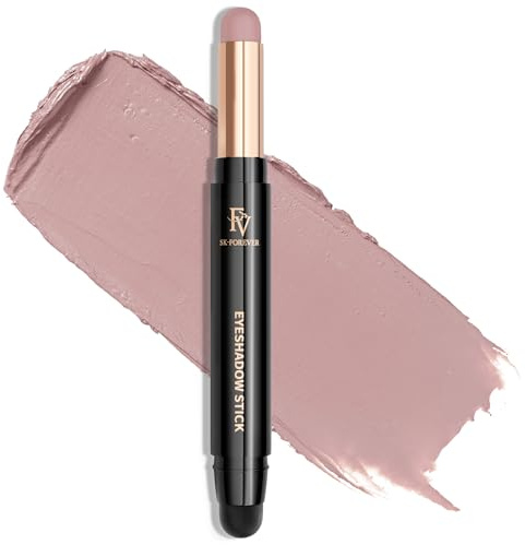 FV Lunga Durata Ombretto Occhi, Impermeabile & Altamente Pigmentato Matitone Ombretto Occhi, Ombretto in Crema dal Finish Naturale con Spugnetta per Sfumare, Rose Matte