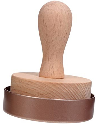 Cabilock Molde De Metal Para Hornear Huevos y Tartas Varilla De Madera Seguro y Duradero