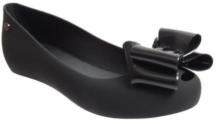 Sergio Italia Ladies Flat Peeptoe Shoes Casual Office Jelly Bow Slip ON Womens Ballerina Pumps Black UK 7