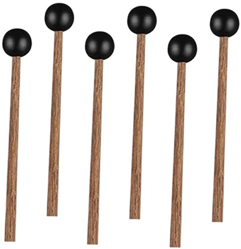 CORHAD 3paare Trommelschlägel Klassisch Für Übung Und Percussion Langlebiger Musikalischer Stick Zubehör Für Zungentrommel Und Andere Instrumente