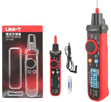 UNI-T UT118C stiftmultimeter True RMS Digital 6000 räkningar AC/DC spänning motstånd kapacitet frekvens diod EF NCV multitester