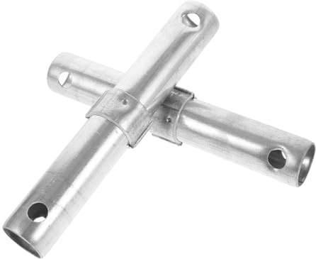 KITANDOVE 2St Gerüstverbindungsstange Scaffolding Verbindungsbolzen Gerüst Verbindungsbolzen Scaffolding Steckbolzen Gerüstrohr Gerüst-Einsteckstift Federhalter für Gerüste Metall Silver
