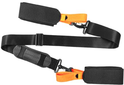 FDGGT 1 Stück Skigurte, Skibindungen, Verstellbare Skigurte, Skischultergurte, Skizubehör