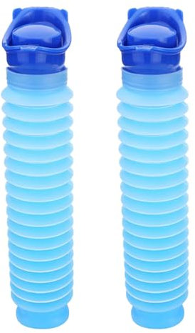 Adjustable Emergency Urinal 750ml,Portable Urinal for Men and Women Adult Travel Urine Bottle Camping Toilet Emergency Pee Bottle Easy Clean Reusable Compact Outdoor Folding Urinal